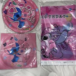 41pcs Stitch Tableware 