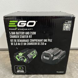 EGO POWER+ 56-Volt, 5 Ah 1 -Pack Lithium lon (Li-ion) Battery/Charger Model #SKA2800T $369 plus tax at Lowe's