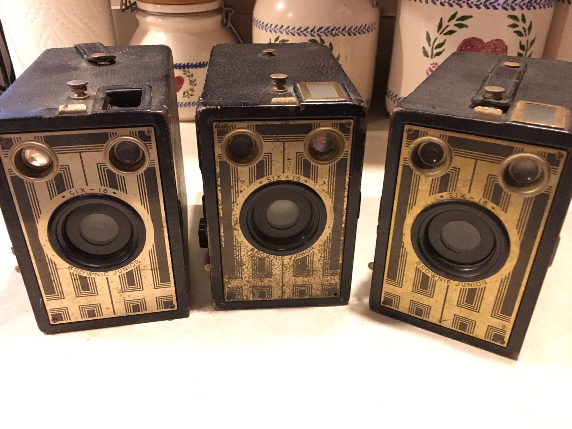 Vintage brownie cameras