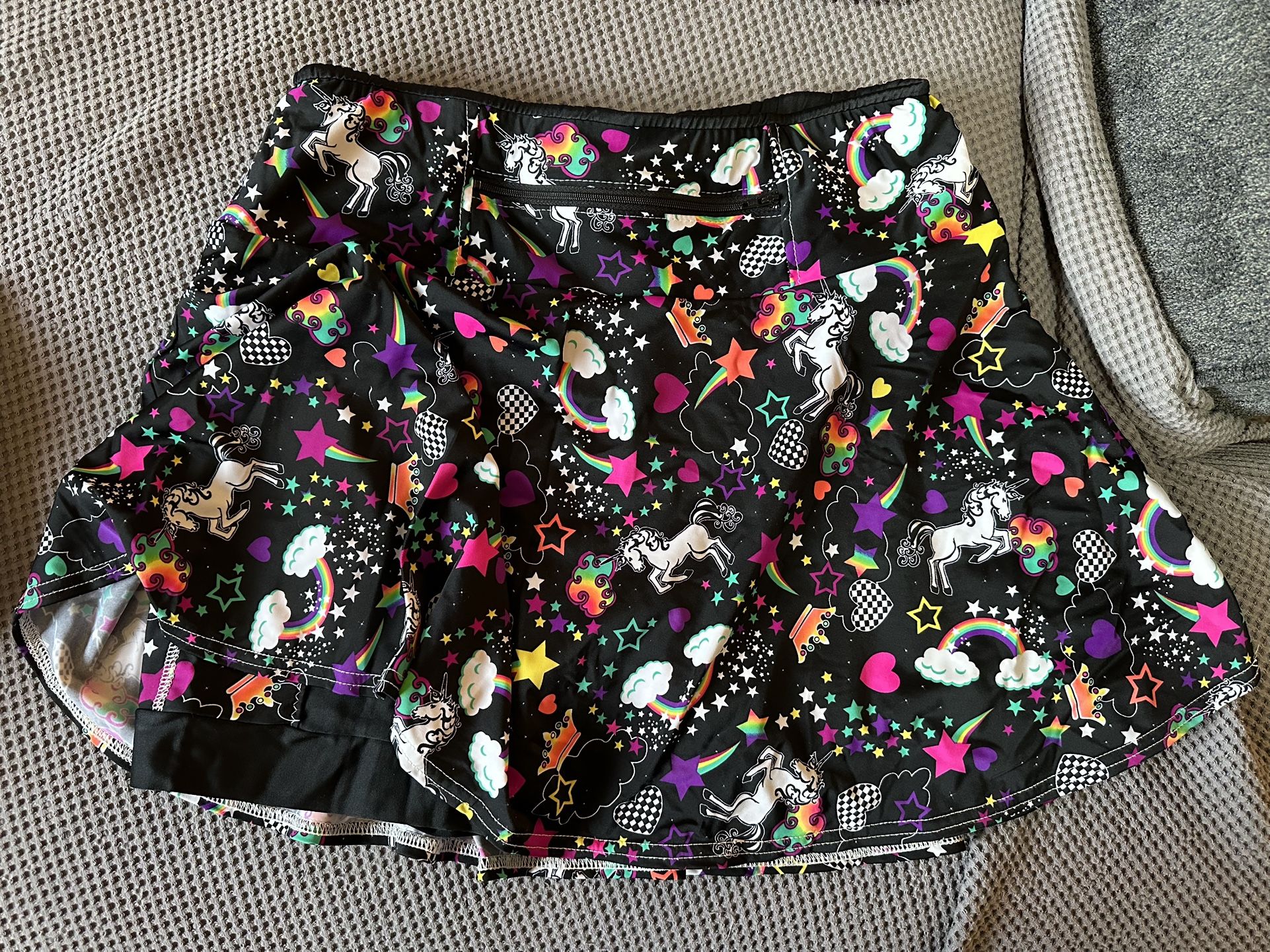 Used, Size large, Running Skirt With Shorts and Pockets