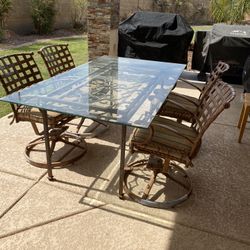 Wrought Iron Table And Chairs