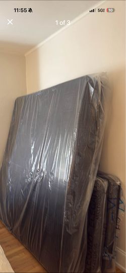 NEW King Mattress + Box Spring – Still Wrapped – Never Used