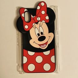 3D Minnie Mouse Case For iPhone X XS