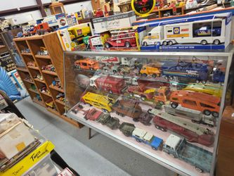LARGE Collection Vintage Metal Toy Truck Car Tractor & Road Equipment