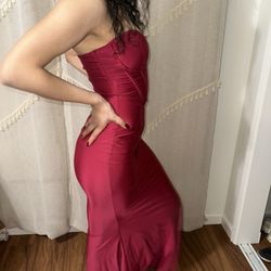 Burgundy Prom Dress