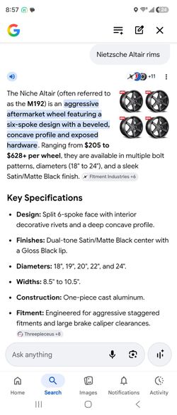 Altar rims 20 read