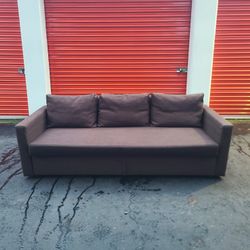 Brown Sleeper Couch w/Storage - Free Delivery