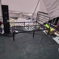 Amazon Basics Full Size Metal Bed Frame New 