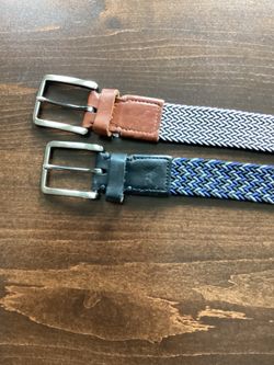 2 Tommy Bahama Stretch woven Belt L/XL 38/40 - Make Offer Orginial cost $59 each $14 for both belts or best offer Cash only Must Must pick up in Addis