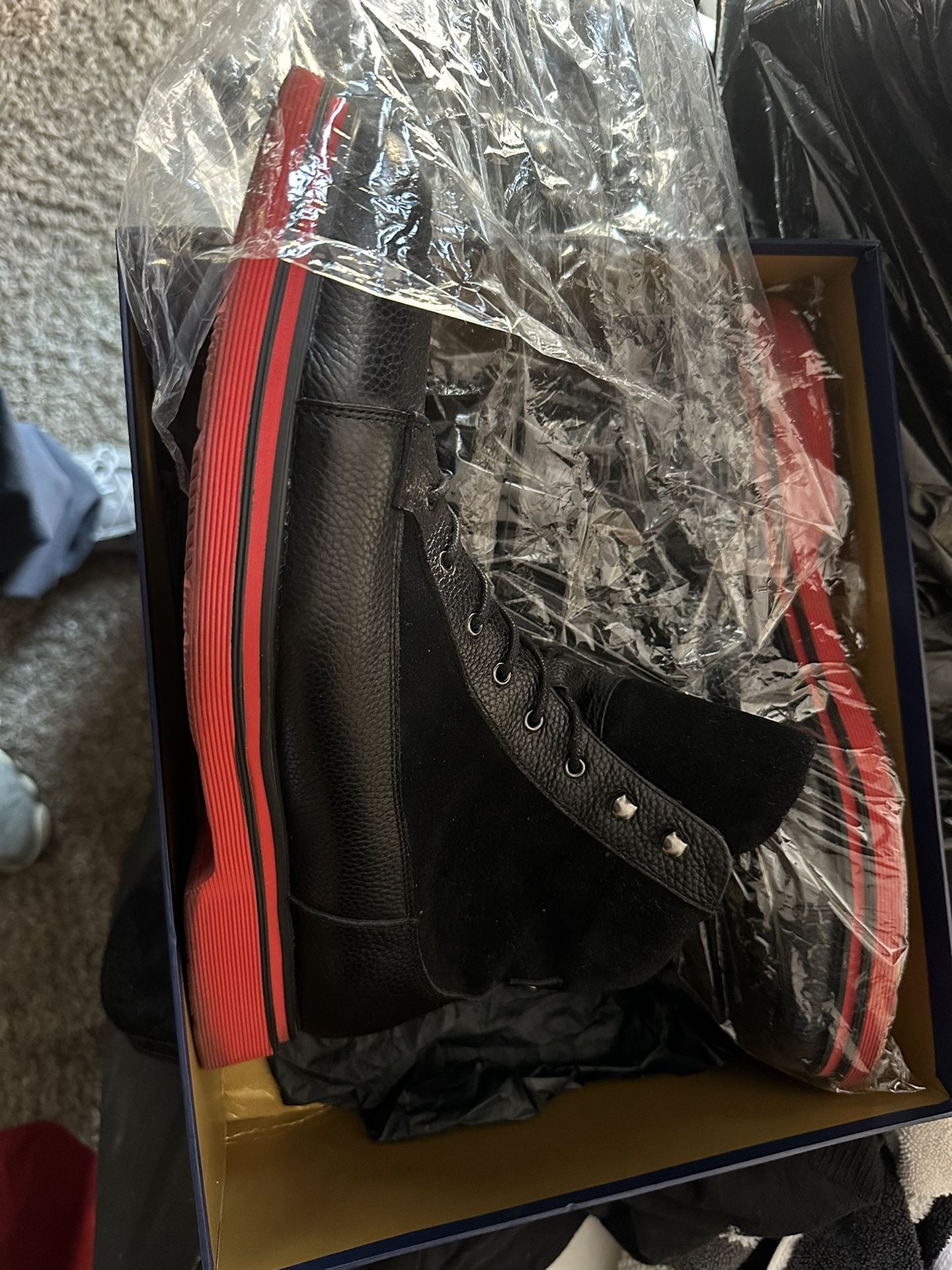 Marc Nolan Red Boots Sz 15