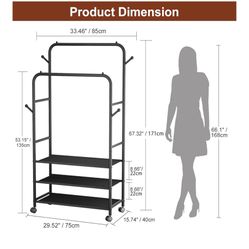 Furologee Clothes Racks for Hanging Clothes 
