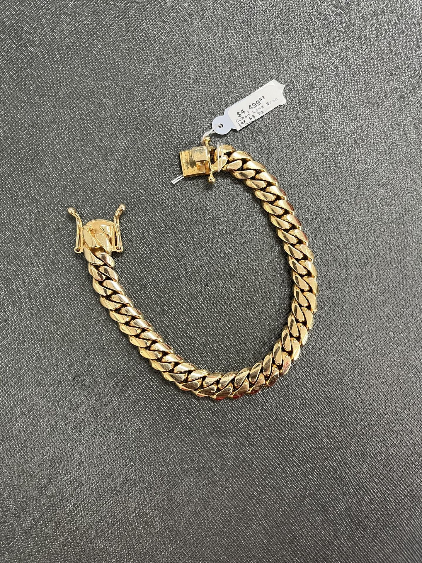 14k Cuban Link Bracelet 