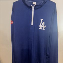 Men’s Xl Sga Long Sleeve Pullover Los Angeles Dodgers