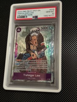 One Piece Trafalgar Law Treasure Rare PSA 10