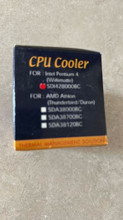 Generic air-cooled CPU Cooler New In Box - $6
