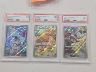 Pokemon Japanese PSA 9 Lot of 3