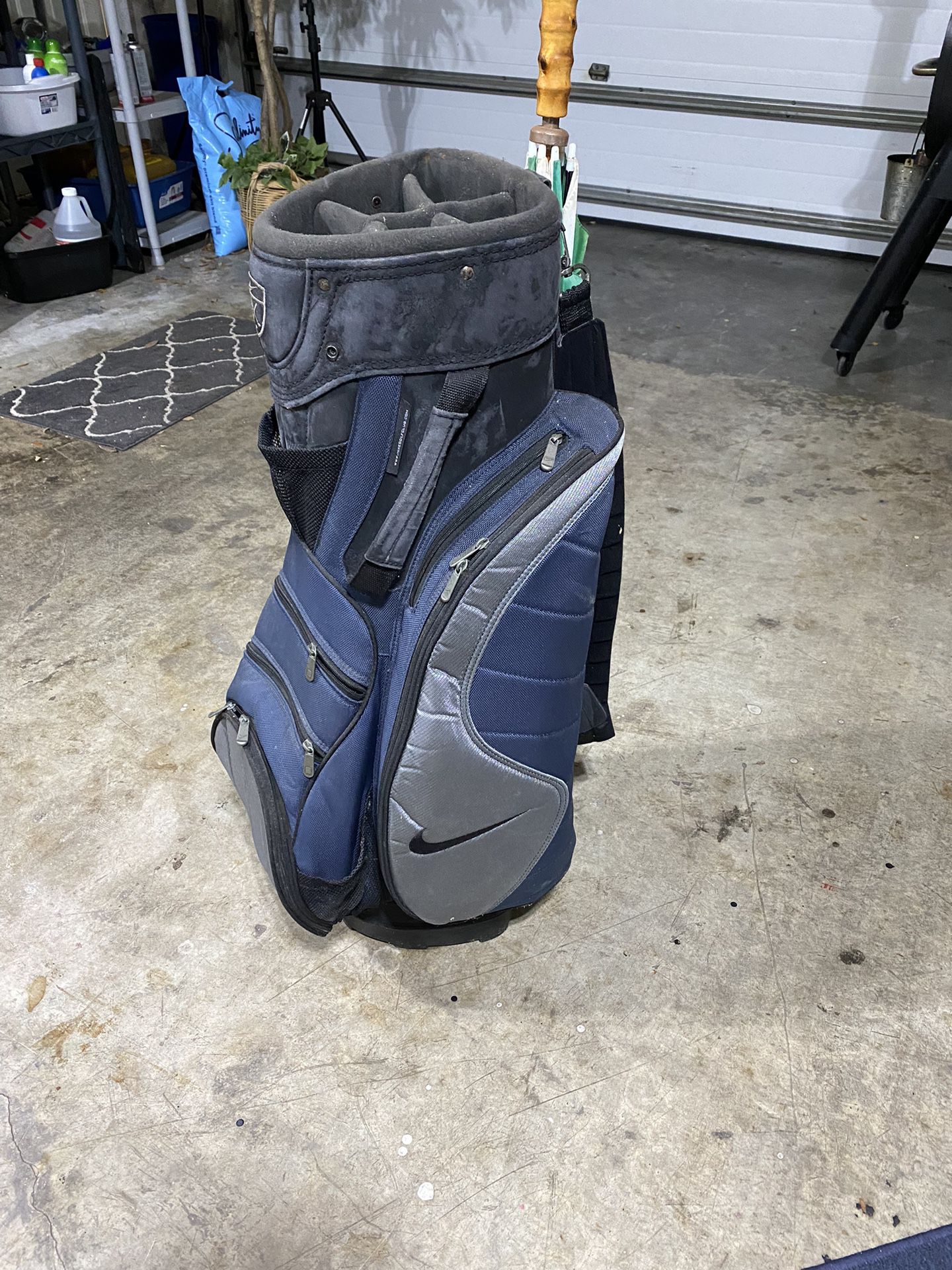 Blue Nike Golf Bag
