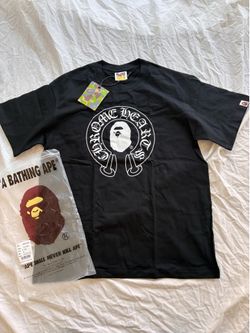 bape chrome hearts tshirt