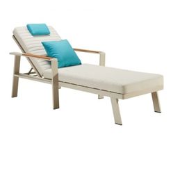 HIGOLD - Nofi Outdoor Chaise Lounge - 79.9'' Patio Lounge Chair, Made of Aluminum with Powder Coatin -151