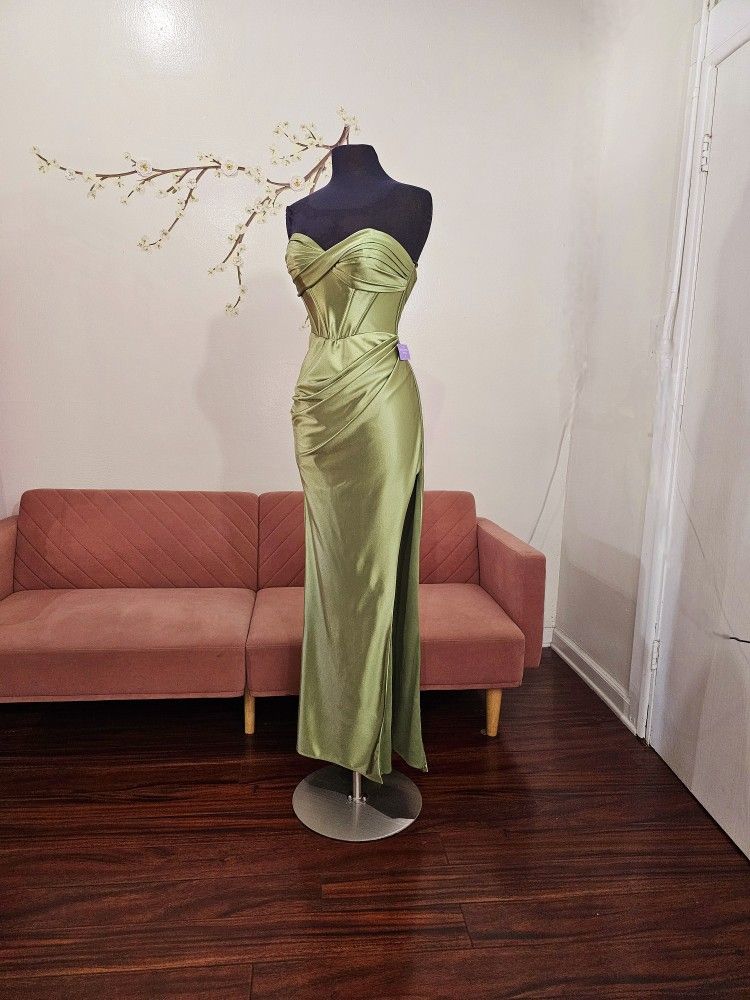 SIZE 4, Greenery lace-Up Back Sweetheart Prom/ Bridesmaid/ party dress