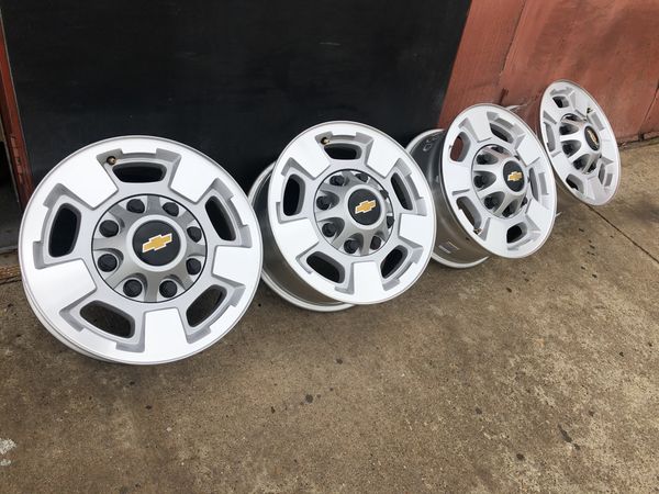 Chevy Silverado 3500 2500 Used rim wheel 17 inch factory steel rim 8