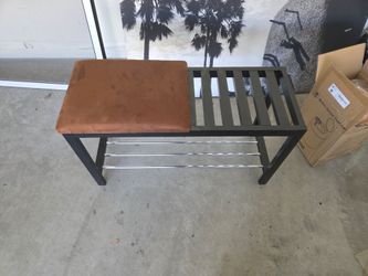 Shoe rack storage seat holder