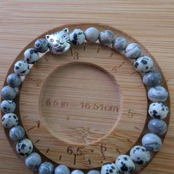 6mm Jasper Cat Bracelet