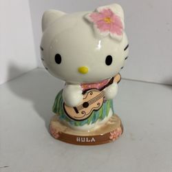 Blue Sky Clayworks Hawaiian Hula Hello Kitty With Ukulele