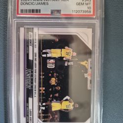 LeBRON JAMES & LUKA DONCIC 2024 PANINI PSA 10