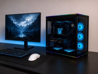 🔥Gaming PC Custom Built by AREA-51✅🎮Full RGB/Ryzen 5 7500X3D/16GB RAM/1TB SSD🖥RTX 5060 GPU💥 Windows 11 Pro/1 Year Warranty‼️$0 Down Finance Availa
