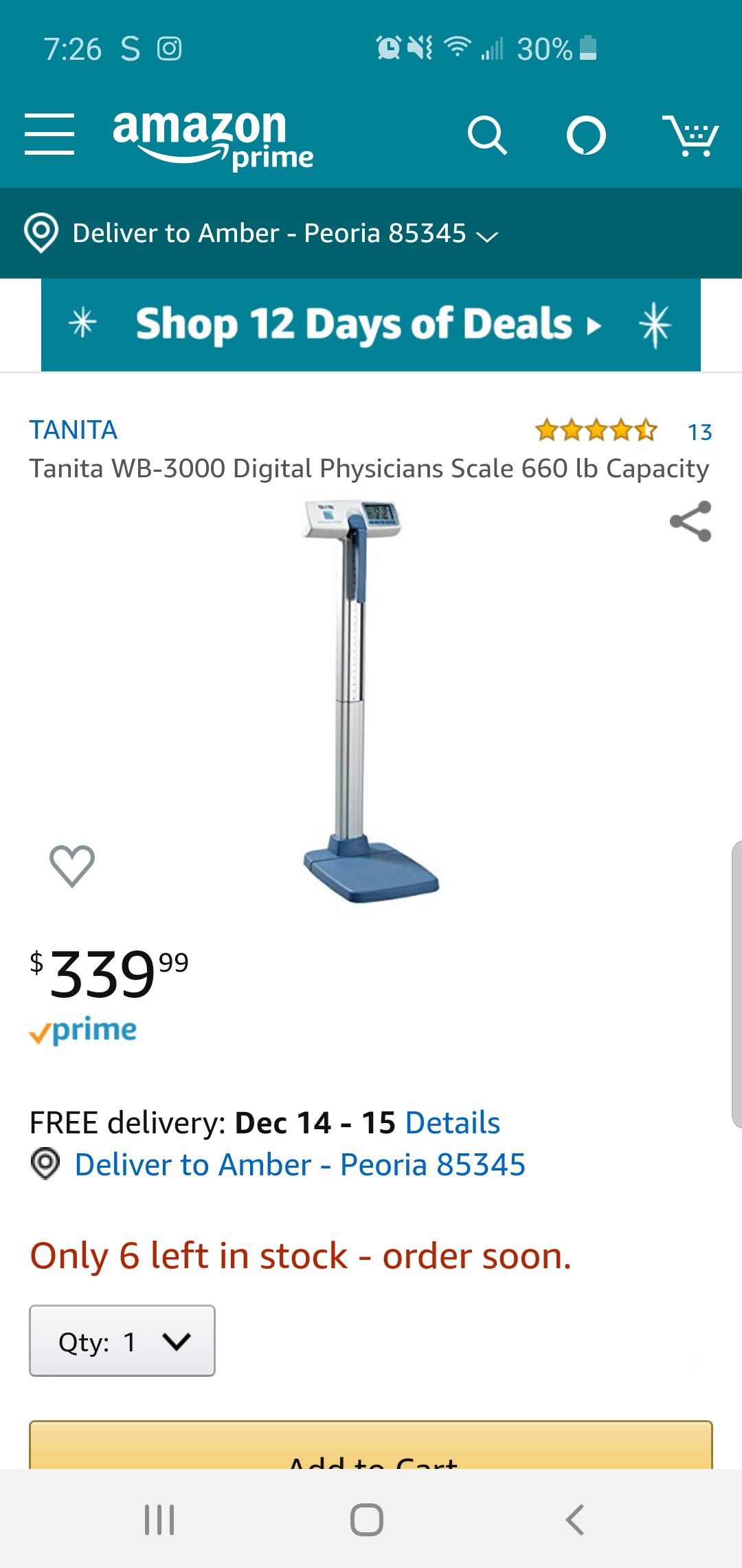 Digital Scale for Medical office
