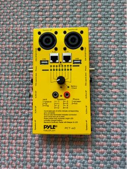 Pyle PCT40 Cable Tester Audio Engineering
