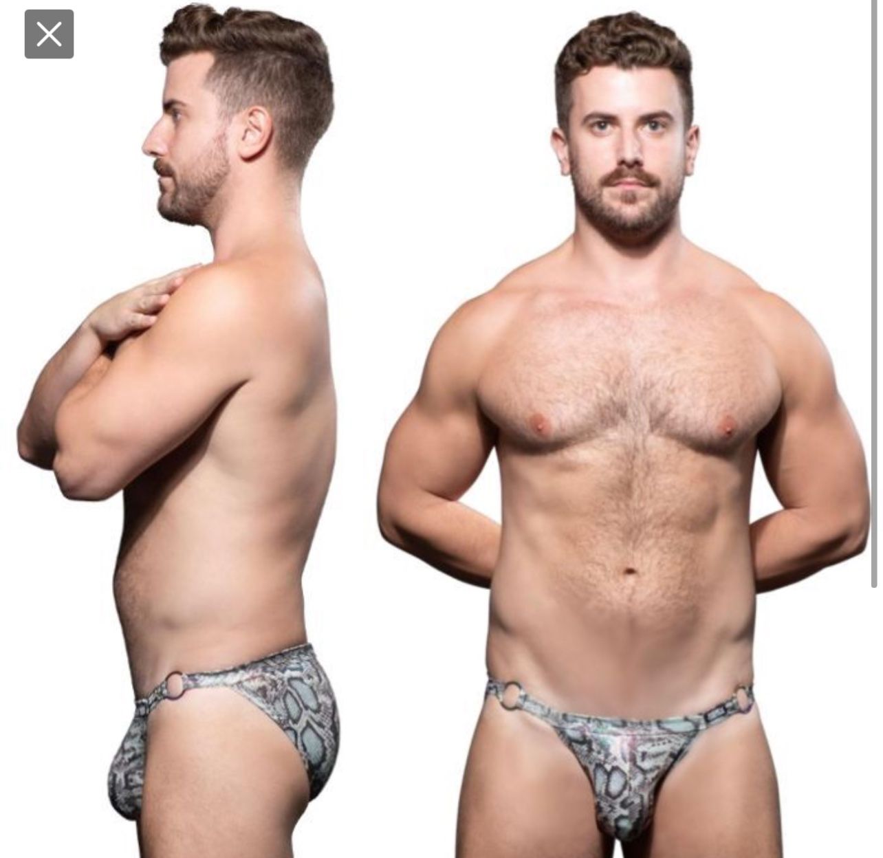 Andrew Christian Python Ring Brief