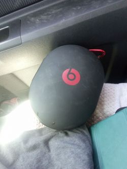 Beats red headphones