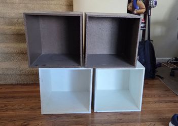 Wood Storage Cubes ($15/set or $20 for all four)
