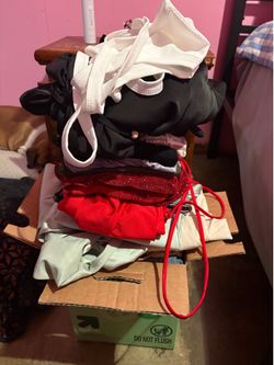 Box of women’s clothes