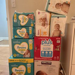 Newborn & Size 1 Diapers 