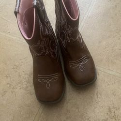 Toddler Girls Size 10 Cowgirl Boots 
