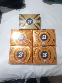 Brand new Bridgestone e6 and E12 golf balls