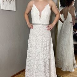 Wedding Dress Size Large 