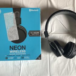 JLAB Neon Wireless Bluetooth On-Ear Headphones