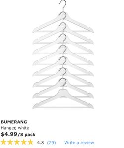 BUMERANG Hanger, white - IKEA