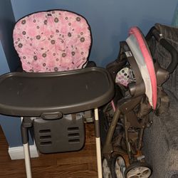 Baby Girl Stroller Only 