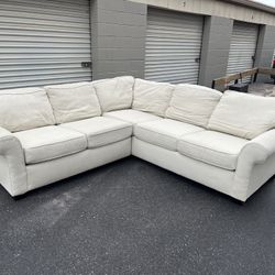 White Brohill Luxury Sectional 