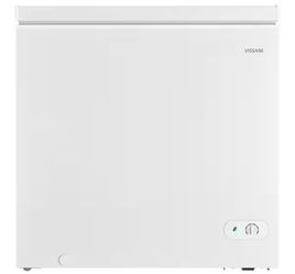 7.0 cu. ft. Manual Defrost Chest Freezer with LED Light in White, Garage Ready