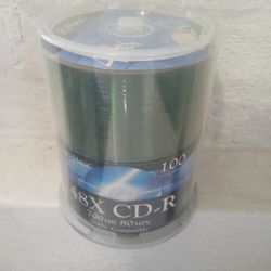 I/O Magic 100 Pack Blank Recordable CD-R / Cds