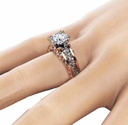 Vintage White Topaz Ring 