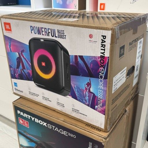 JBL PartyBox Encore Essential Bluetooth Speaker New - Pay $5 DOWN AVAILABLE - NO CREDIT NEEDED