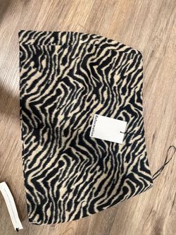 Reformation Zebra Print Mini Skirt