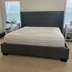*Free* King Size Bed Frame With Platform (MATTRESS NOT INCLUDED) 